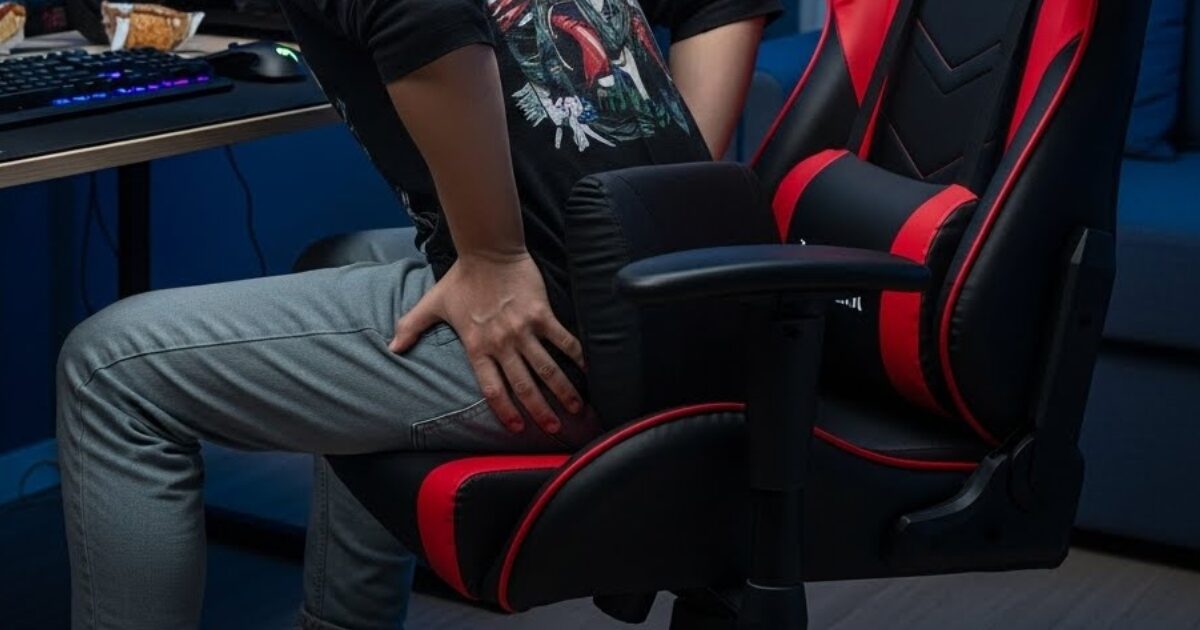 Using a gaming chair makes my butt hurt