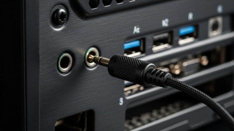 PC, Headset, Plug and Jack